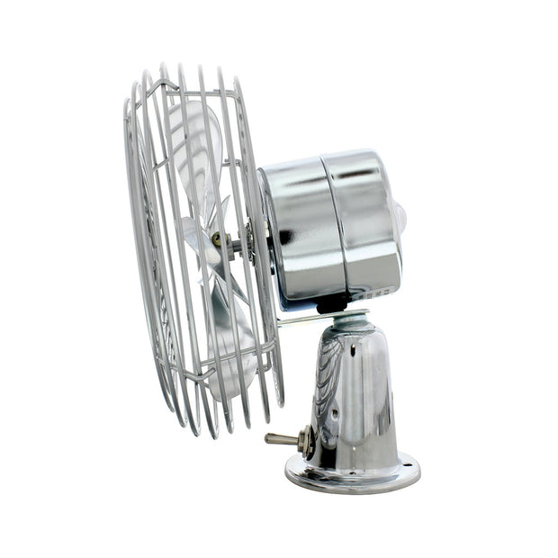 Chrome 6" Heavy Duty Fan - 12V