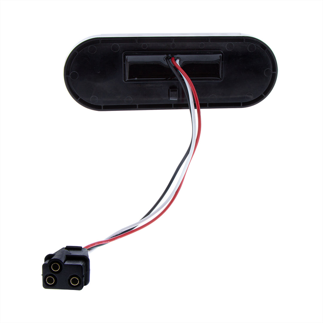 22 LED 6" Oval Abyss Light (Turn Signal) - Amber LED/Amber Lens