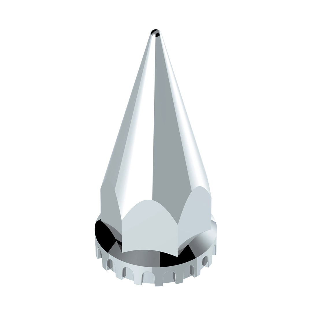 Pointed Rear Axle Cover With 33mm Spike Thread-On Nut Covers - Chrome