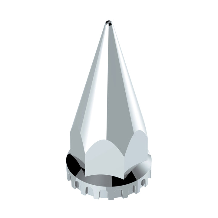 Pointed Rear Axle Cover With 33mm Spike Thread-On Nut Covers - Chrome