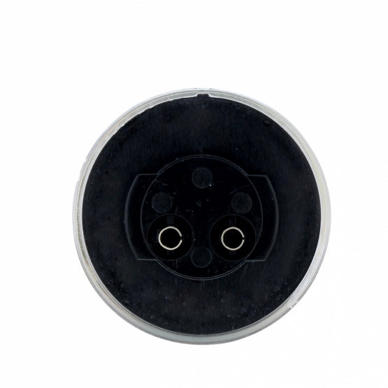 9 LED 2" Round Mirage Light (Clearance/Marker) - Red LED/Clear Lens