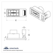 Chrome Plastic A/C Vent For 2001 & Older Kenworth - Driver