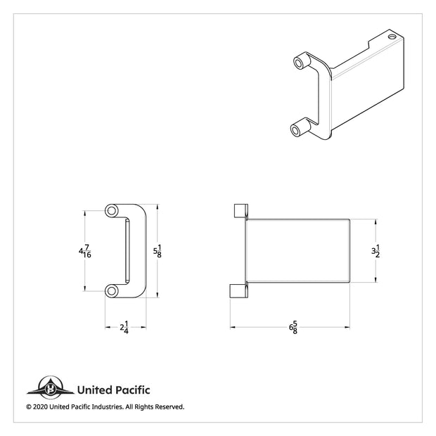 Light & CB Antenna Bracket For 2018-2024 Freightliner Cascadia - Driver