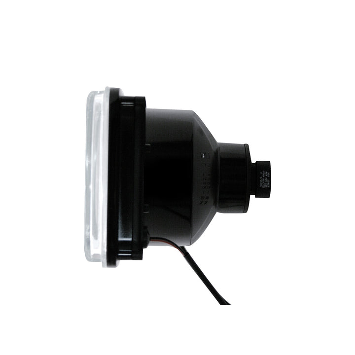 4" X 6" Crystal Projection Headlight With 6 White LED Position Light - High Beam
