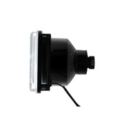 4" X 6" Crystal Projection Headlight With 6 White LED Position Light - High Beam