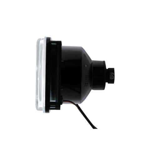 4" X 6" Crystal Projection Headlight With 6 White LED Position Light - High Beam