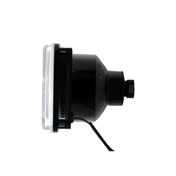 4" X 6" Crystal Projection Headlight With 6 White LED Position Light - High Beam