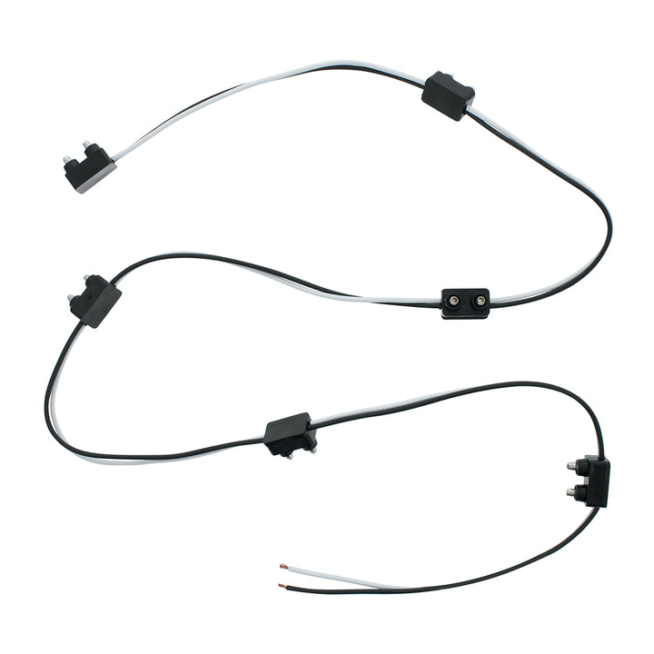 2-Prong Plug Wiring Harness With 6" Lead Between Plugs - 6 Plugs