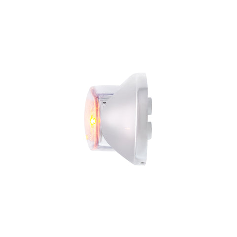 5 LED Reflector Light (Auxiliary/Utility) With Side Ditch Light - Amber LED/Clear Lens (Card)