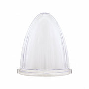 9 LED Dual Function GloLight Watermelon Grakon 1000 Style Cab Light - Amber LED/Clear Lens