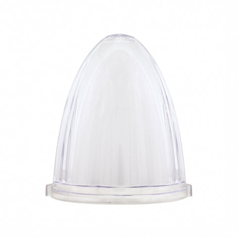 9 LED Dual Function GloLight Watermelon Grakon 1000 Style Cab Light - Amber LED/Clear Lens