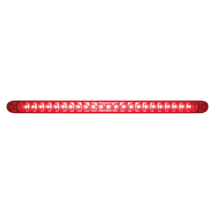 23 SMD LED 17-1/4" Reflector Light Bar Only (Stop, Turn &amp; Tail) - Red LED/Red Lens