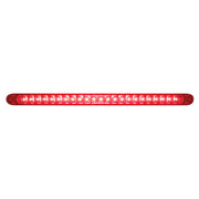 23 SMD LED 17-1/4" Reflector Light Bar Only (Stop, Turn & Tail) - Red LED/Red Lens