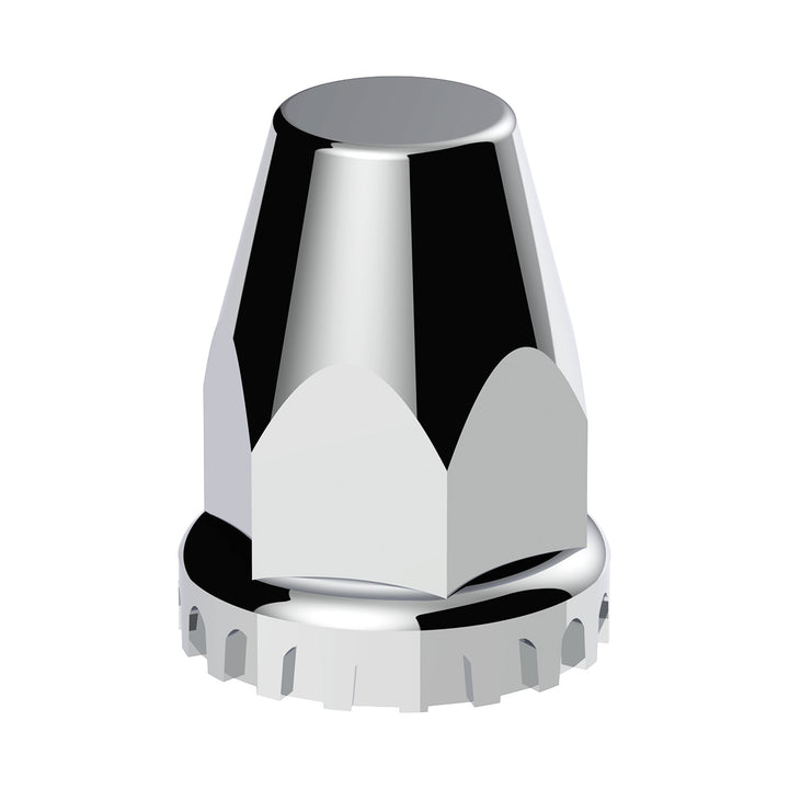 33mm x 2-3/4" Chrome Plastic Original Nut Covers - Push-On United Pacific 10265