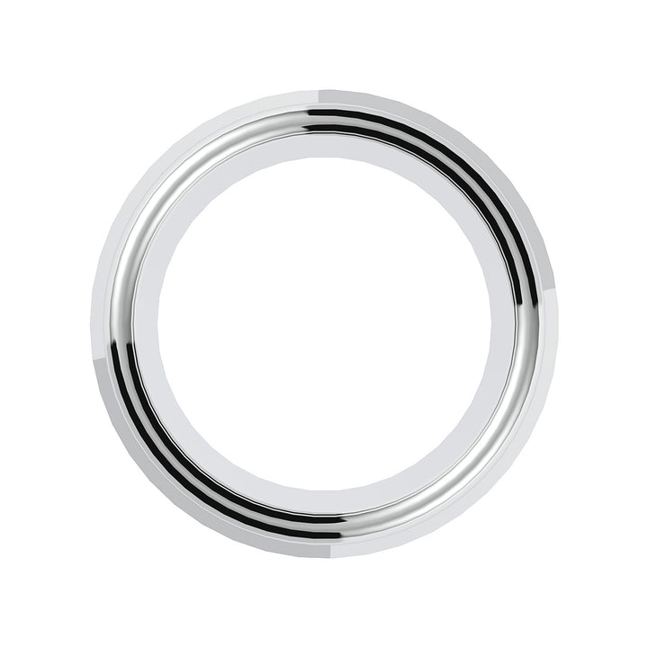 Chrome Steel Small Gauge Bezel For 2005 &amp; Older Kenworth And Peterbilt
