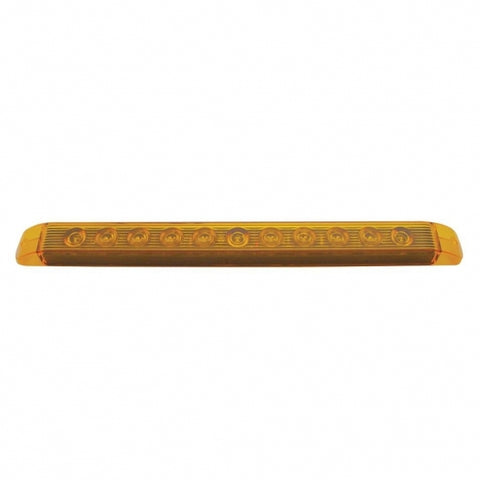 11 LED 17" Turn Signal Light Bar - Amber LED/Amber Lens