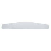 3" X 14" Chrome Standard Bottom Mud Flap Plate - Welded Stud