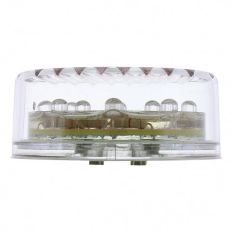 13 LED 2-1/2" Round Light (Clearance/Marker) - Red LED/Clear Lens