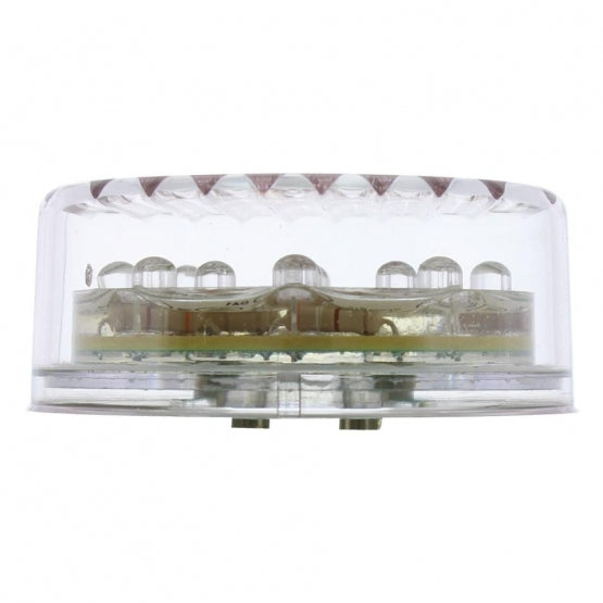 13 LED 2-1/2" Round Light (Clearance/Marker) - Red LED/Clear Lens