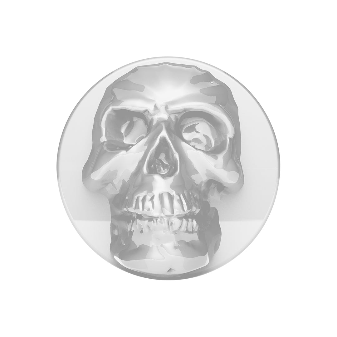 Skull Air Valve Knob - Pearl White