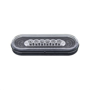 22 LED 6" Oval Abyss Light (Turn Signal) - Amber LED/Clear Lens