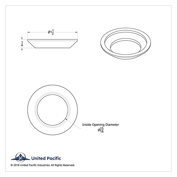 Parking Brake Bezel For Kenworth (Card of 2)
