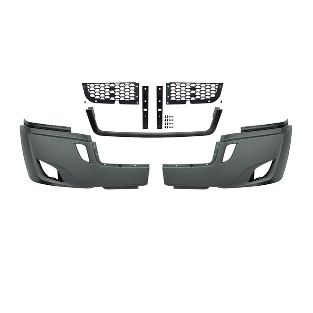 5-Piece Bumper Kit With Fog Light Opening For 2018-2024 Freightliner Cascadia