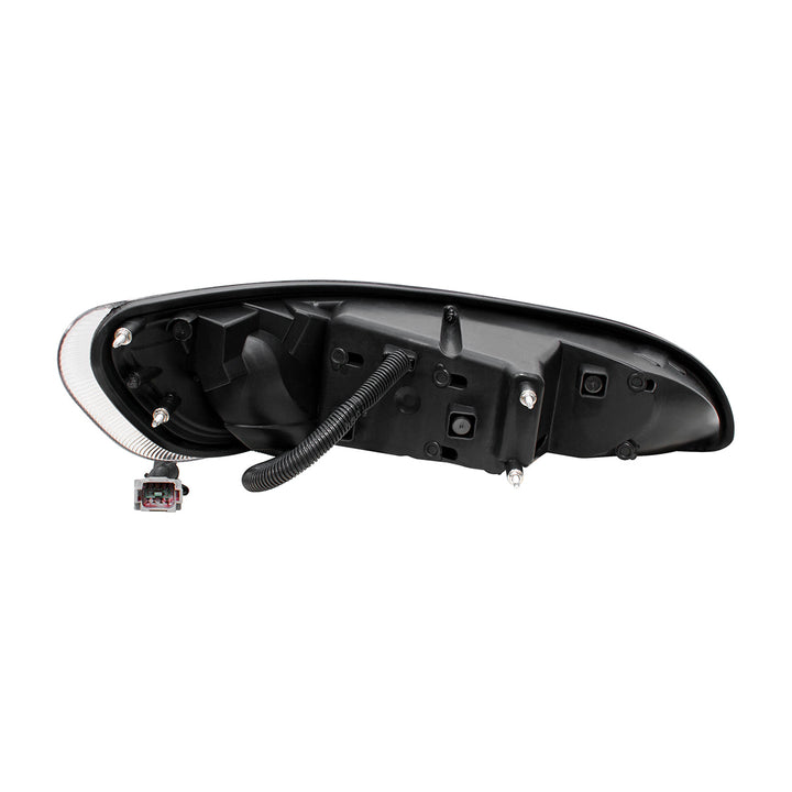 Black LED Headlight With Color Changing Position Light Bar For Peterbilt 386 (2005-2015) &amp; 387 (1999-2010) - Passenger