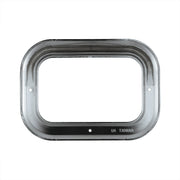 Rectangular Light Bezel With Visor