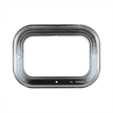 Rectangular Light Bezel With Visor