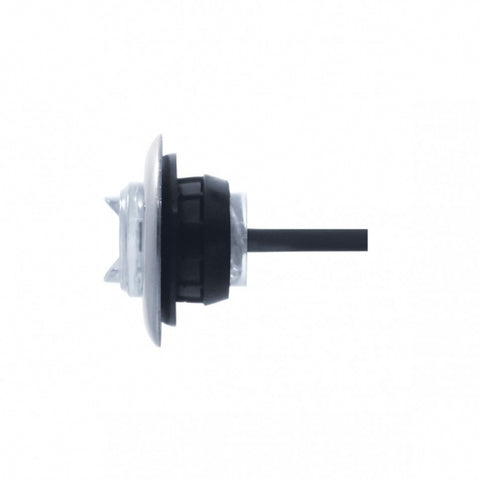 2 LED 3/4" Mini Light With Bezel (Clearance/Marker) - Amber LED/Clear Lens