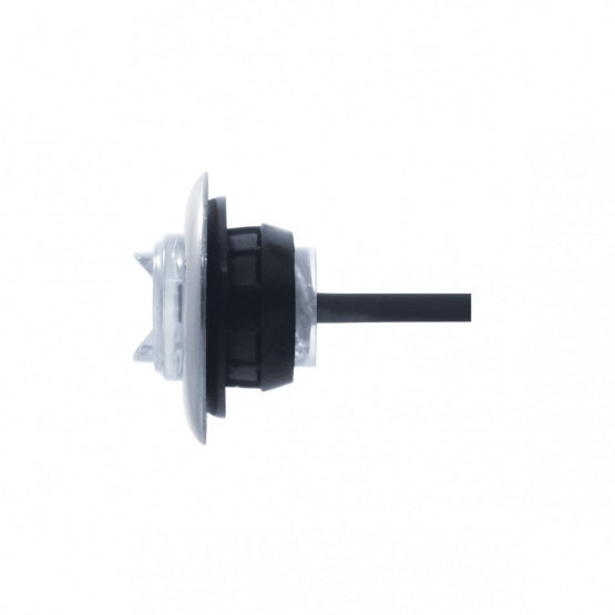 2 LED 3/4" Mini Light With Bezel (Clearance/Marker) - Amber LED/Clear Lens