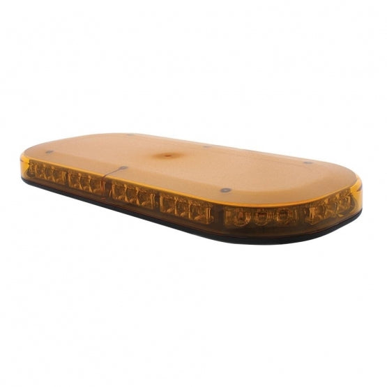 42 High Power LED Micro Warning Light Bar With Amber Lens - Permanent Mount