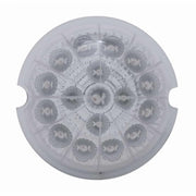 17 LED Watermelon Reflector Cab Light - Amber LED/Clear Lens
