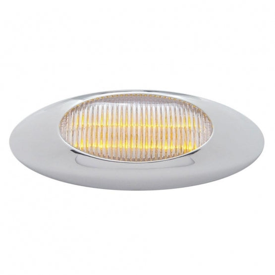 12 LED Phantom I Light (Clearance/Marker) - Amber LED/Clear Lens
