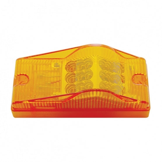 18 LED Reflector Light (Park, Turn &amp; Clearance) - Amber LED/Amber Lens