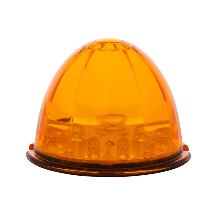 17 LED Dual Function Watermelon Cab Light - Amber LED/Amber Lens