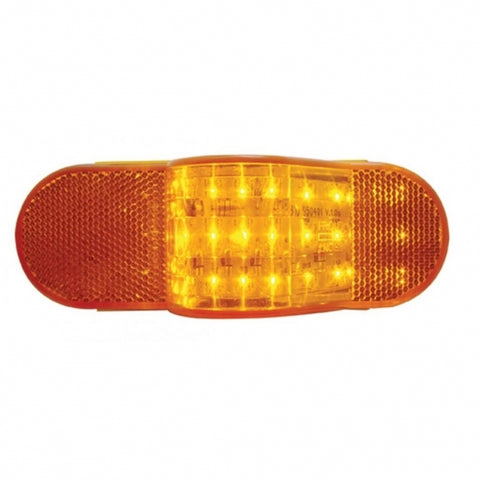 18 LED Mid-Trailer Turn Signal Light - Amber LED/Amber Lens