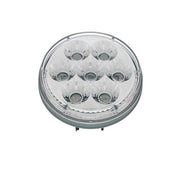 14 LED 4" Round Double Fury Light (Stop, Turn & Tail) - Red & Blue LED/Clear Lens