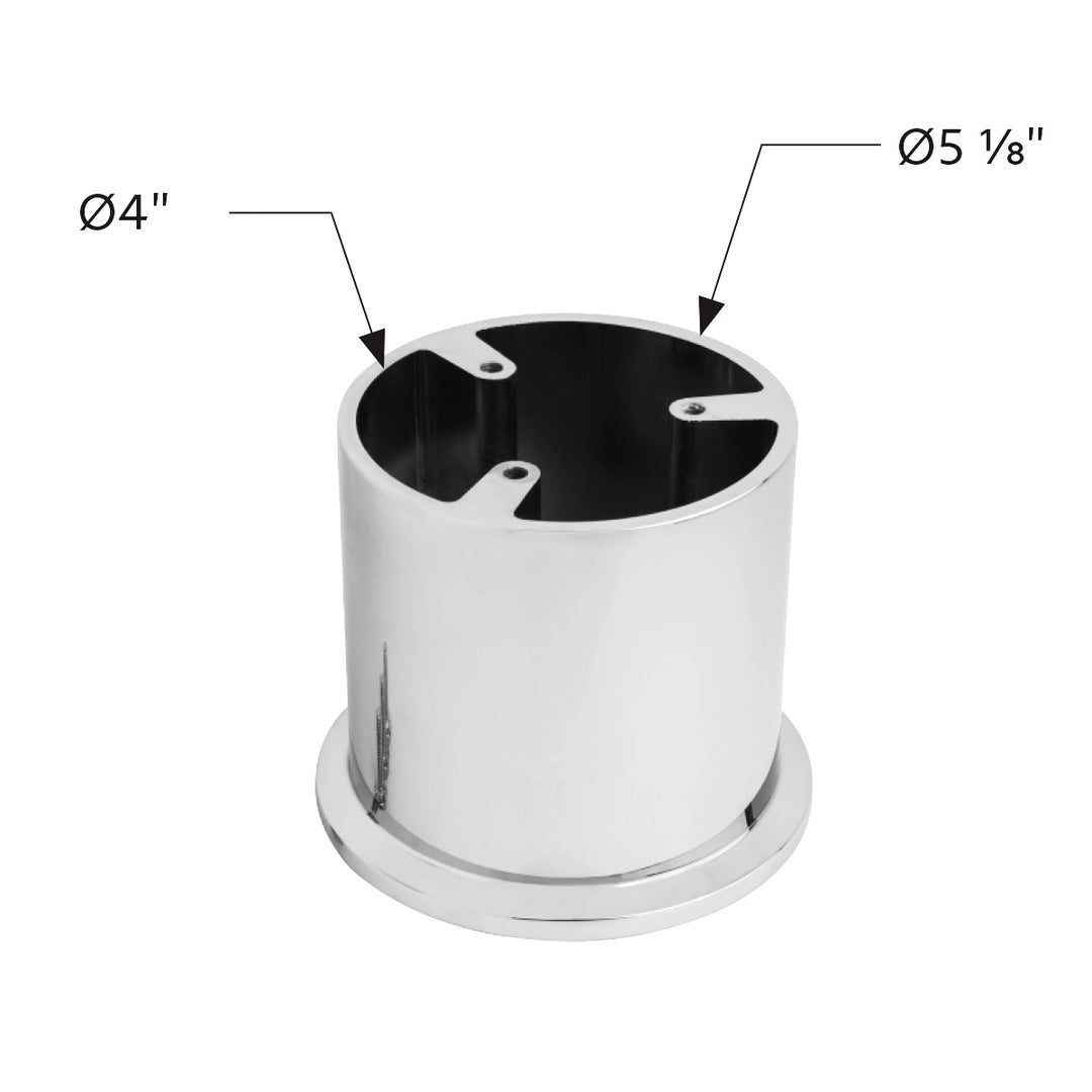 Chrome Steering Wheel Hub For 2007+ Freightliners