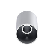 33mm x 3-1/2" Chrome Plastic Cylinder Nut Covers - Thread-On (Color Box of 10)