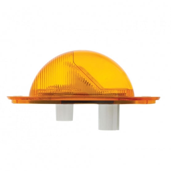 7 LED Turn Signal Light For 2008-2017 Freightliner Cascadia - Dome Lens, Amber LED/Amber Lens