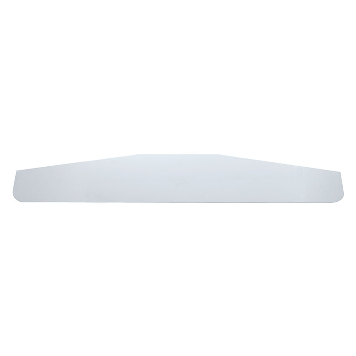 4" X 24" Chrome Standard Bottom Mud Flap Plate - Welded Stud