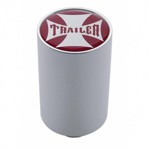 "Trailer" 3" Air Valve Knob - Red Maltese Cross Sticker