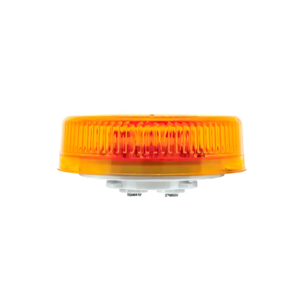 8 LED 2-1/2" Round Reflectorize Light Kit (Clearance/Marker) - Amber LED/Amber Lens