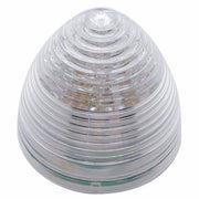 9 LED 2" Round Beehive Light (Clearance/Marker) - Amber LED/Clear Lens