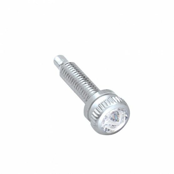 Short Dash Screw With Clear Crystal For Navistar International (6-Pack)