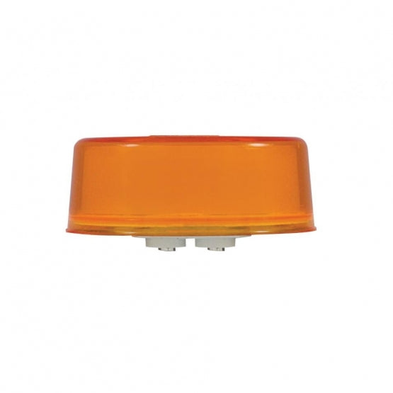 9 LED 2-1/2" Round GloLight (Clearance/Marker) - Amber LED/Amber Lens