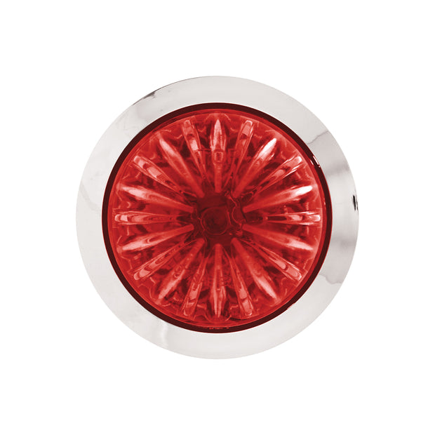 2 LED Dual Function 3/4" Mini Watermelon Light (Clearance/Marker) - Red LED/Red Lens