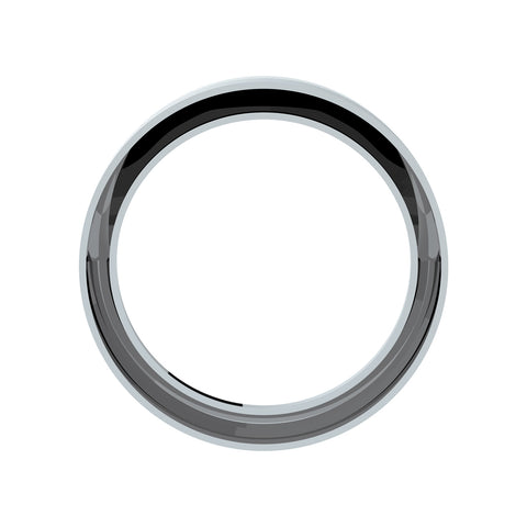 Chrome Plastic Speed/Tachometer Gauge Bezel With Visor For 2008-2017 Freightliner Cascadia